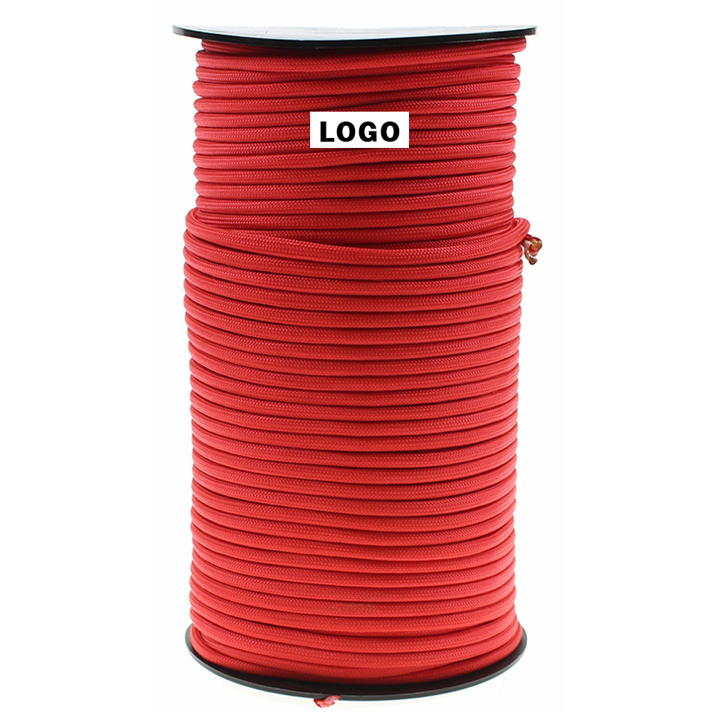 Cheap Goat Tents 100M 7 Strand 550 Paracord Rope 4mm Outdoor Camping Survival Equipment Parachute Cord Umbrella Tent Lanyard Hiking Accessories Paracord 